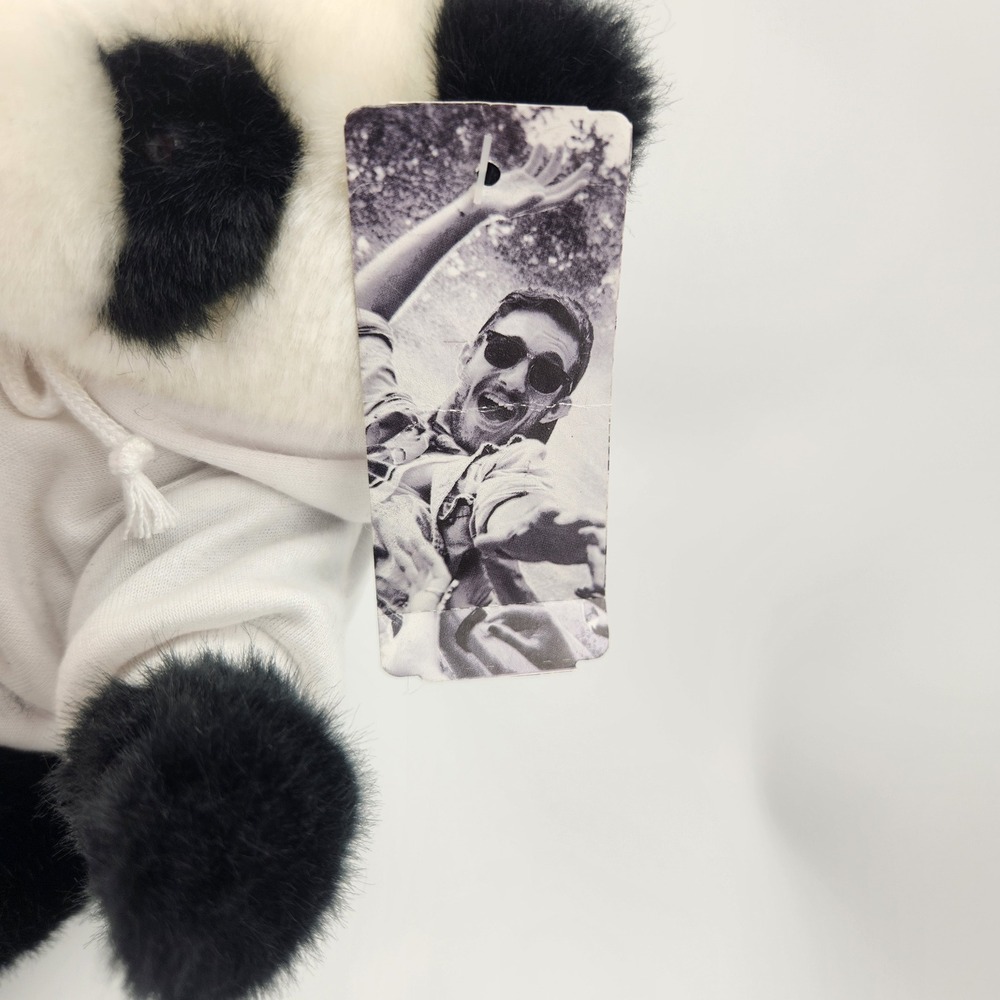 VTG Hard Rock‎ Hotel Biloxi Panda Hoodie Bear Plush 2017 Black White New W/ Tags - Picture 5 of 9